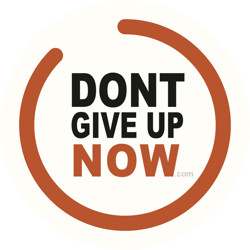 Don't Give Up Now sticker